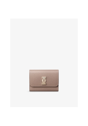 Womens C De Cartier Mini Leather Wallet