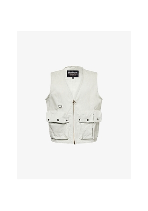 Mens Barbour Westmorland Patch-Pocket Cotton Vest