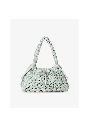 Womens Jimmy Choo Cinch S Satin Shoulder Bag