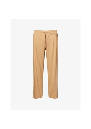 Mens Derek Rose Basel Relaxed-Fit Stretch-Modal Lounge Trousers