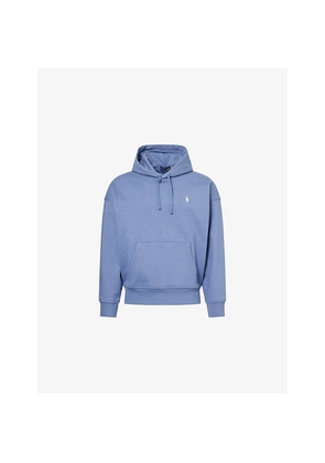 Mens Polo Ralph Lauren Brand-Embroidery Relaxed-Fit Cotton-Blend Hoody