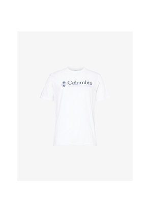 Mens Columbia Basic Logo Short-Sleeves Cotton-Jersey T-Shirt
