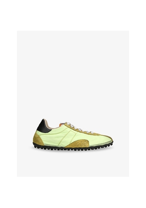 Womens Maison Margiela Sprinters Canvas and Suede Low-Top Trainers