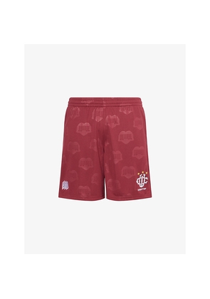 Mens Carhartt WIP Hartt's Football Two-Slip-Pockets Woven Shorts