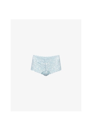 Womens Hanro Moments Maxi Stretch-Lace Briefs