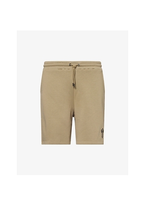Mens Trapstar Foundation Relaxed-Fit Cotton-Jersey Shorts