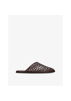 Womens Neous Atik Woven Leather Mules
