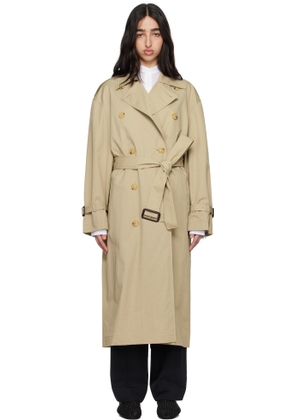 TOTEME Khaki Crisp Summer Trench Coat
