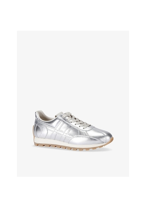 Womens Hogan Allacciato H 671 Leather Low-Top Trainers