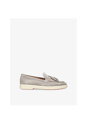Womens Santoni Feudal Suede Loafers