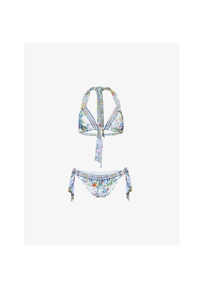 Womens Camilla Wall To Wall Wonders Eyelet Tie Bikini Set