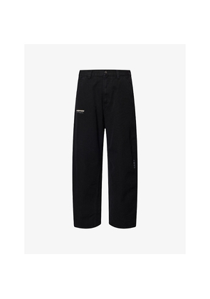 Mens Carhartt WIP Og Single Knee Graphic Loose-Fit Cotton Trousers