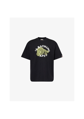 Mens A Bathing Ape Baby Milo College Relaxed-Fit Cotton-Jersey T-Shirt