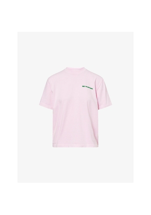 Womens Obey International Cities Short-Sleeve Cotton T-Shirt