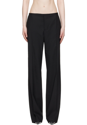 032c Black '032c Office Attire' Loose Cut Suit Trousers