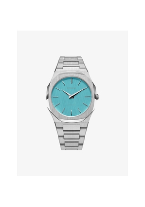 D1 Milano Light Blue Ultra Thin Bracelet 38mm Stainless Steel Quartz Watch