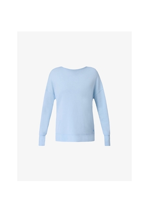 Womens Sweaty Betty After Class Cross-Back Cotton-Jersey Sweatshirt