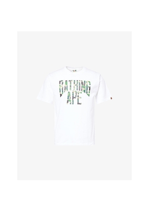 Mens A Bathing Ape Abc Camo Nyc Logo Cotton-Jersey T-Shirt