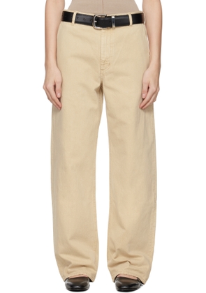 Kallmeyer Beige Column Leg Jeans