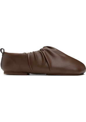 YUME YUME Brown Wrinkle Loafers