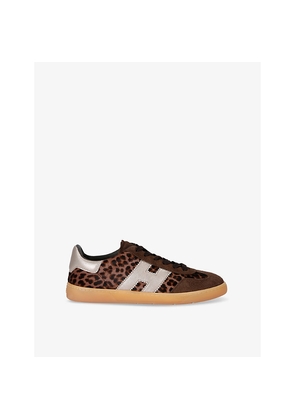 Womens Hogan Cool Suede Low-Top Trainers