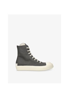 Drkshdw Contrast-Toe Denim High-Top Trainers