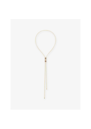 Womens Boucheron Quartre Classique 18ct Yellow-Gold, White-Gold, Pink-Gold, PVD and 0.10ct Diamond Necklace