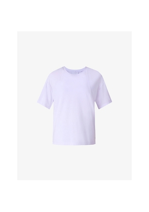 Womens Sweaty Betty Soft Flow Relaxed-Fit Short-Sleeve Studio T-Shirt