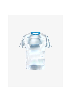 Mens Arksen Labs Herne Stripe-Print Cotton-Jersey T-Shirt