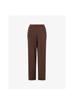Womens Max Mara Savio Wide-Leg High-Rise Stretch-Jersey Trousers