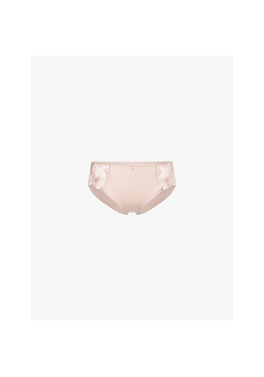 Womens Wacoal Cateline Mid-Rise Stretch-Lace Briefs