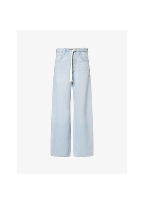 Womens Citizens Of Humanity Brynn Drawstring Wide-Leg Denim Jeans