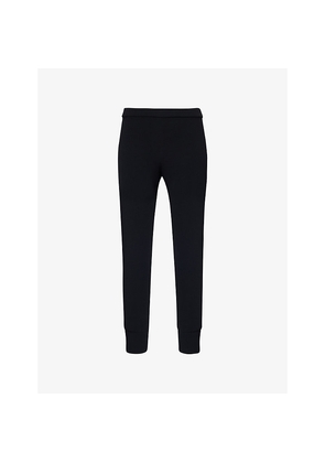 Womens Stella Mccartney Zipped-Cuffs High-Rise Stretch-Woven Leggings