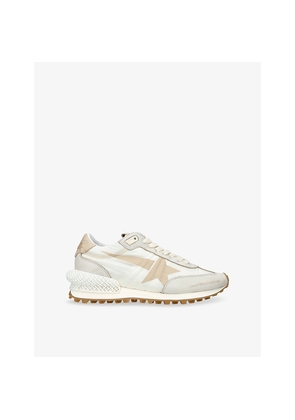 Womens Golden Goose Running Marathon 15723 Suede and Fabric Low-Top Trainers