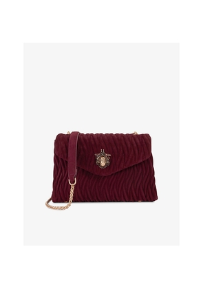 Womens Dune Darling Bug Suede Shoulder Bag