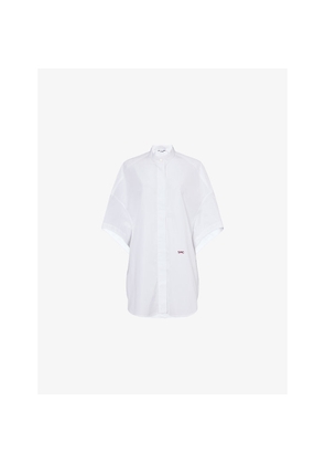 Womens Stella Mccartney High Summer Oversized Cotton-Poplin Shirt