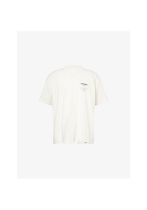 Mens Represent Revere Manor Graphic-Print Cotton-Blend T-Shirt