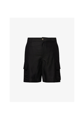 Mens Loewe x Paula's Ibiza Multi-Pockets Woven Shorts