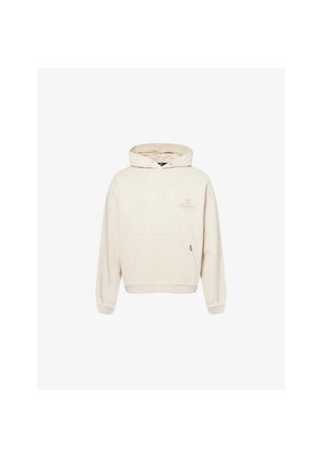 Mens Represent Grand Vintage Embroidered Cotton-Jersey Hoody