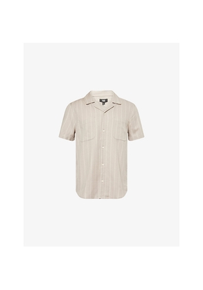 Mens Paige Jacobson Striped Cotton-Blend Shirt
