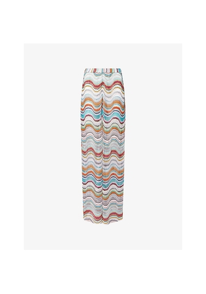 Womens Missoni Miss Wave Lurex Knitted Trousers