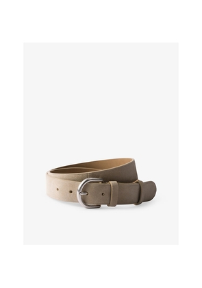 Mens Prada Brushed Suede Belt