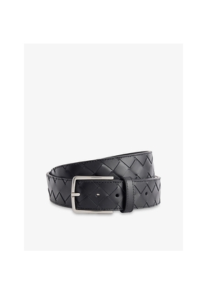 Mens Bottega Veneta Woven Leather Belt