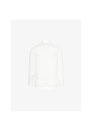 Mens Missing Clothier Classic Long-Sleeve Linen Shirt