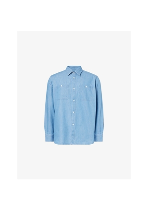 Mens Paul Smith Patch-Pocket Casual-Fit Cotton Shirt