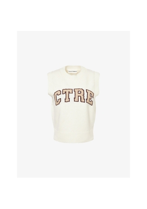 Womens The Couture Club ctre-Intarsia Knitted Vest