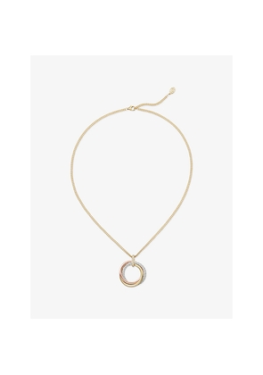 Womens Cartier Trinity Large 18ct White, Rose and Yellow-Gold and 0.66ct Brilliant-Cut Diamond Pendant Necklace
