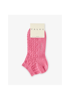 Womens Falke Joy Fuel Cotton-Blend Knitted Trainer Socks