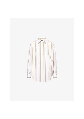 Womens Rag & Bone Jessica Stripe-Print Cotton Shirt