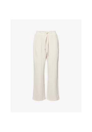 Womens Weekend Max Mara Folk Straight-Leg Cotton-Blend Jogging Bottoms